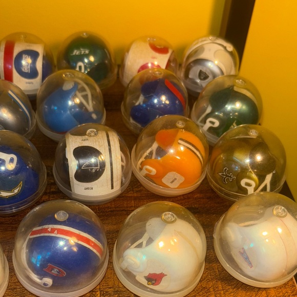 Mini Football Helmet Toy Set - Multi-Color - Picture 3 of 6